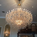 Extra Large Classic Traditional Crystal Chandelier 60 / 72 / 90 Lights for Hotel, Showroom, Foyer , Wedding