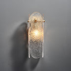 Ice Sculpture Glass Wall Sconce