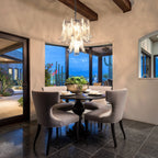 Murano Glass White Petals Chandelier