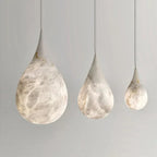 Alabaster Rain Pendant Lighting, Dining Table Pendant