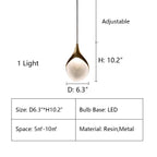 Aesthetic Minimalism Contemporary Chandelier