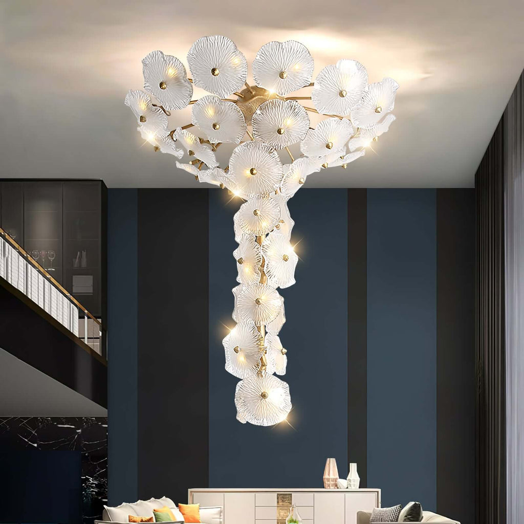 Nenufar Water Lily Branch Chandelier 23.6-Inch31.5"