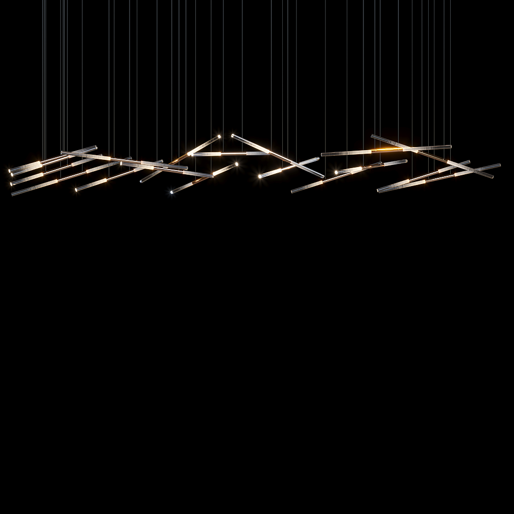 Liora Crystal Rod Scatter Pendant