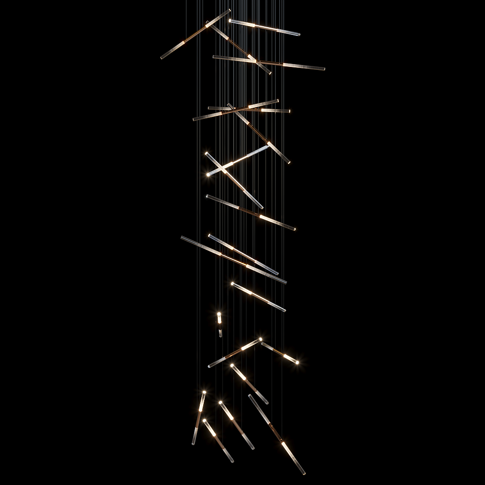 Liora Crystal Rod Scatter Pendant