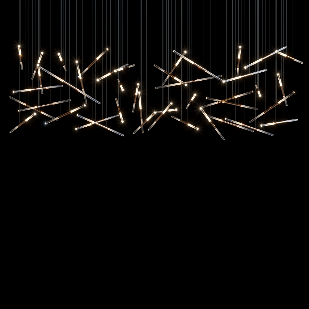 Liora Crystal Rod Scatter Pendant