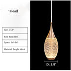 Post-Modern Extra Large Duplex Revolving Staircase Pendant Decoration Chandelier