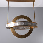 Rolantis -I Rock Crystal Pendant Brass