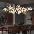 Modern Artistic Linear Elegant Grape Extra Large Branch Chandelier