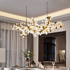 Modern Artistic Linear Elegant Grape Extra Large Branch Chandelier