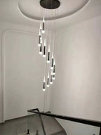 Spiral Staircase Chandelier Modern Style Ceiling Lamp Living Room Lighting