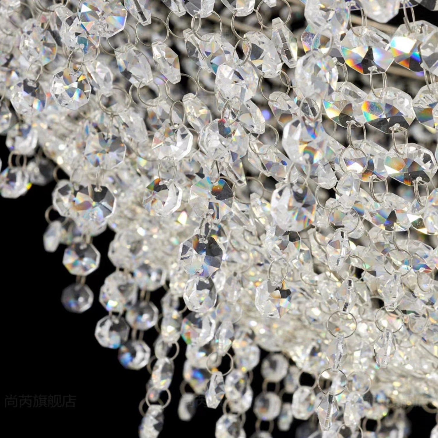 Designer Creative Light Luxury Boat-Shaped Crystal Chandelier for Bedroom / Living Room / Bar / dining Room