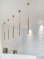 Scandinavian Gold Long Linear Chandelier Dining Pendant for Bar / Kitchen Island / Dining Room