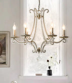 Vintage Octopus Tentacle Crystal Chandelier with K9 Crystal and Metal Finish for Living Room