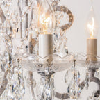 Nordic Vintage Candle Pendant Romantic Crystal Chandelier for Bedroom / Dining Room / Living
