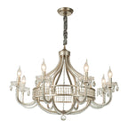 Light Luxury Nordic Vintage Candle Iron Lantern Chandelier for Living / Dining Room / Bedroom