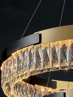 New Designer Recommended Modern Light Luxury Round / oval Crystal Chandelier for Living Room / dining Room