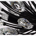 Modern Iron Art Bouquet Shape Branch Crystal Chandelier for Living Room / dining Room / coffe Shops