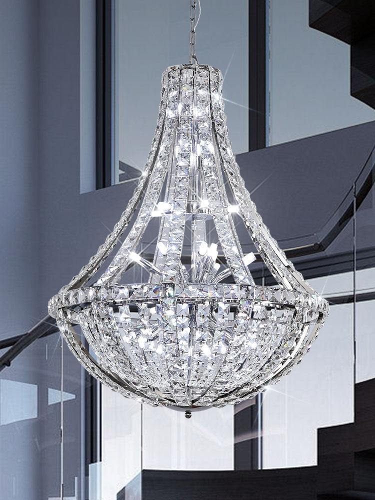 Extra Large Luxury and Elegant Crystal Chandelier for Living Room / staircase / foyer / villa / duplex Hall