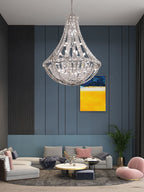 Extra Large Luxury and Elegant Crystal Chandelier for Living Room / staircase / foyer / villa / duplex Hall