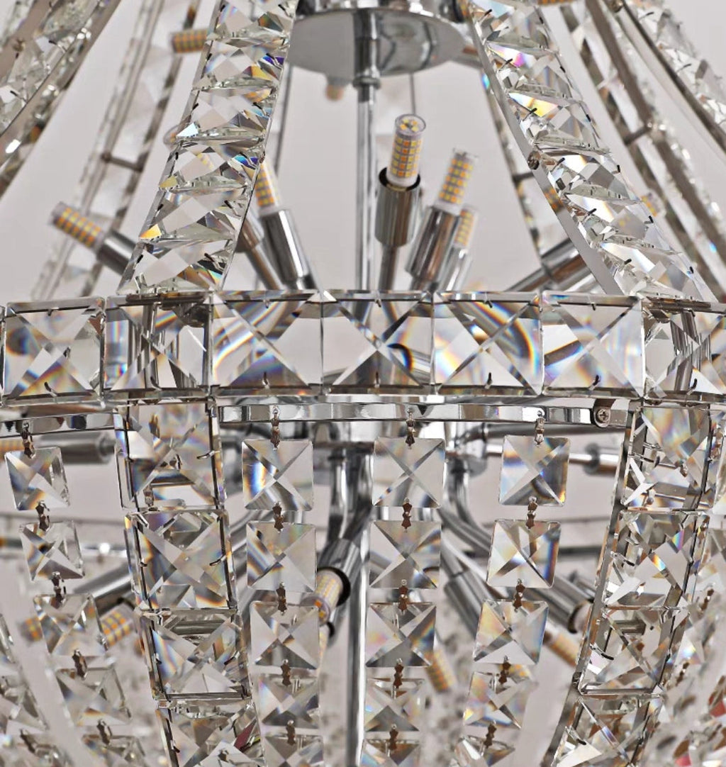 Extra Large Luxury and Elegant Crystal Chandelier for Living Room / staircase / foyer / villa / duplex Hall