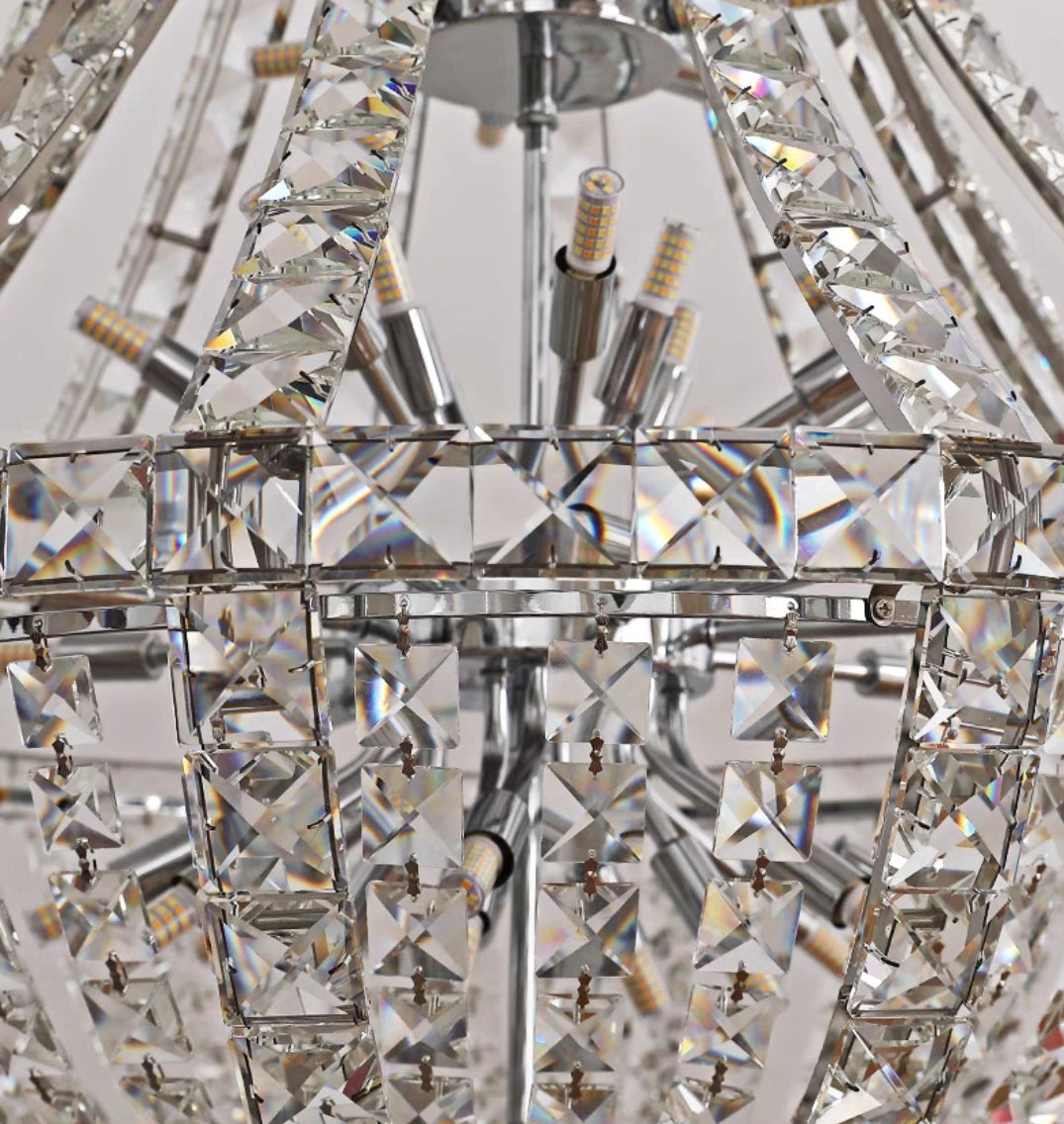 Extra Large Luxury and Elegant Crystal Chandelier for Living Room / staircase / foyer / villa / duplex Hall