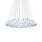 New Oversize Modern Minimalist Glass Art Chandelier for Living Room / stairs / foyer