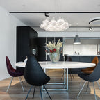 New Oversize Modern Minimalist Glass Art Chandelier for Living Room / stairs / foyer