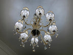 Extra Large Luxury Multi-Tiered Crystal Pendant Chandelier for High-Ceiling Rooms