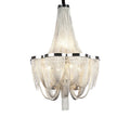 Designer Models Oversized Aluminium Long Tassel Pendant Chendelier for Large Living Room / staircase / villa