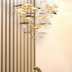 Nordic Art Lotus Leaves Shape Pendant Chandelier for Dining Room / stairs / foyer