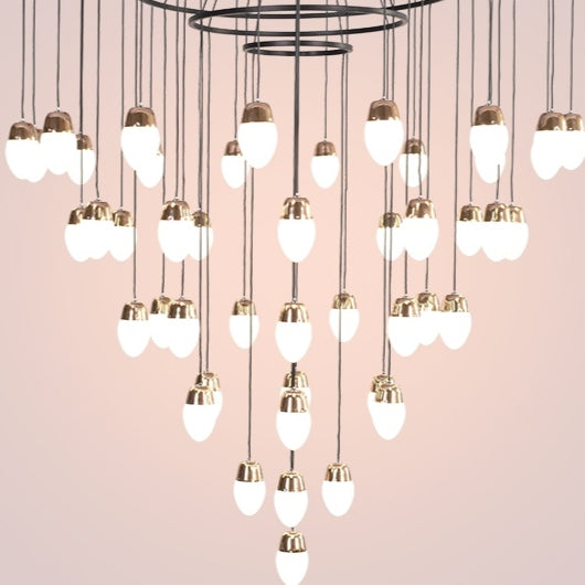 Extra Large Post-Modern Multi-Tier Chandelier for High-Ceiling Room / stairs