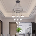 Extra Large Post-Modern Multi-Tier Chandelier for High-Ceiling Room / stairs