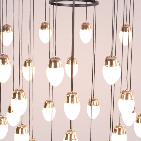 Extra Large Post-Modern Multi-Tier Chandelier for High-Ceiling Room / stairs