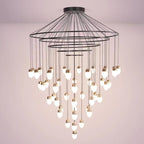 Extra Large Post-Modern Multi-Tier Chandelier for High-Ceiling Room / stairs