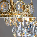 Designer Model Light Luxury Crown Crystal Pendant Chandelier for Bedside / foyer / dining Room