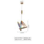Extra Large Light Luxury Art Butterfly Pendant Chandelier for Bedroom / dining Room / staircase