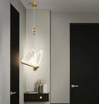 Extra Large Light Luxury Art Butterfly Pendant Chandelier for Bedroom / dining Room / staircase