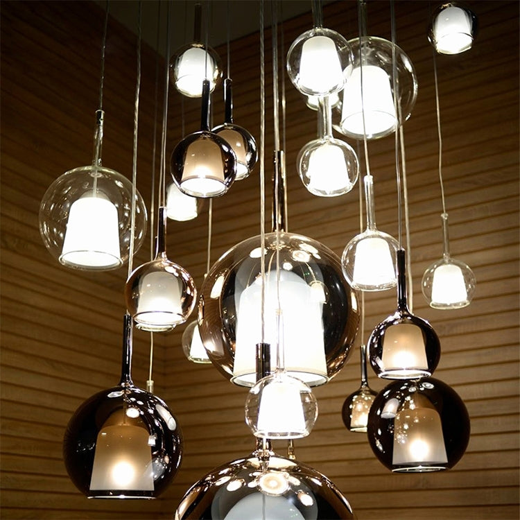 Nordic Bubble Glass Pendant Chandelier for Living Room / bedside / dining Room