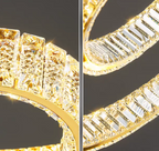 Modern Gold Art Light Luxury Crystal Chandelier for Dining Room / kitchen Island