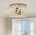 Designer Model Flush Mount Crystal Pendant Round Chandelier for Living / dining Room / study