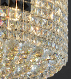 Designer Model Flush Mount Crystal Pendant Round Chandelier for Living / dining Room / study