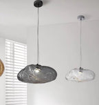Extra Large Nordic Minimalist Glass Cloud Decorative Chandelier for Stairs / living Room / high-Ceiling Room
