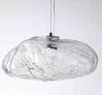 Extra Large Nordic Minimalist Glass Cloud Decorative Chandelier for Stairs / living Room / high-Ceiling Room
