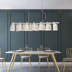 Post-Modern Art Glass Flower Bouquet Pendant Chandelier for Living / dining Room / bedroom