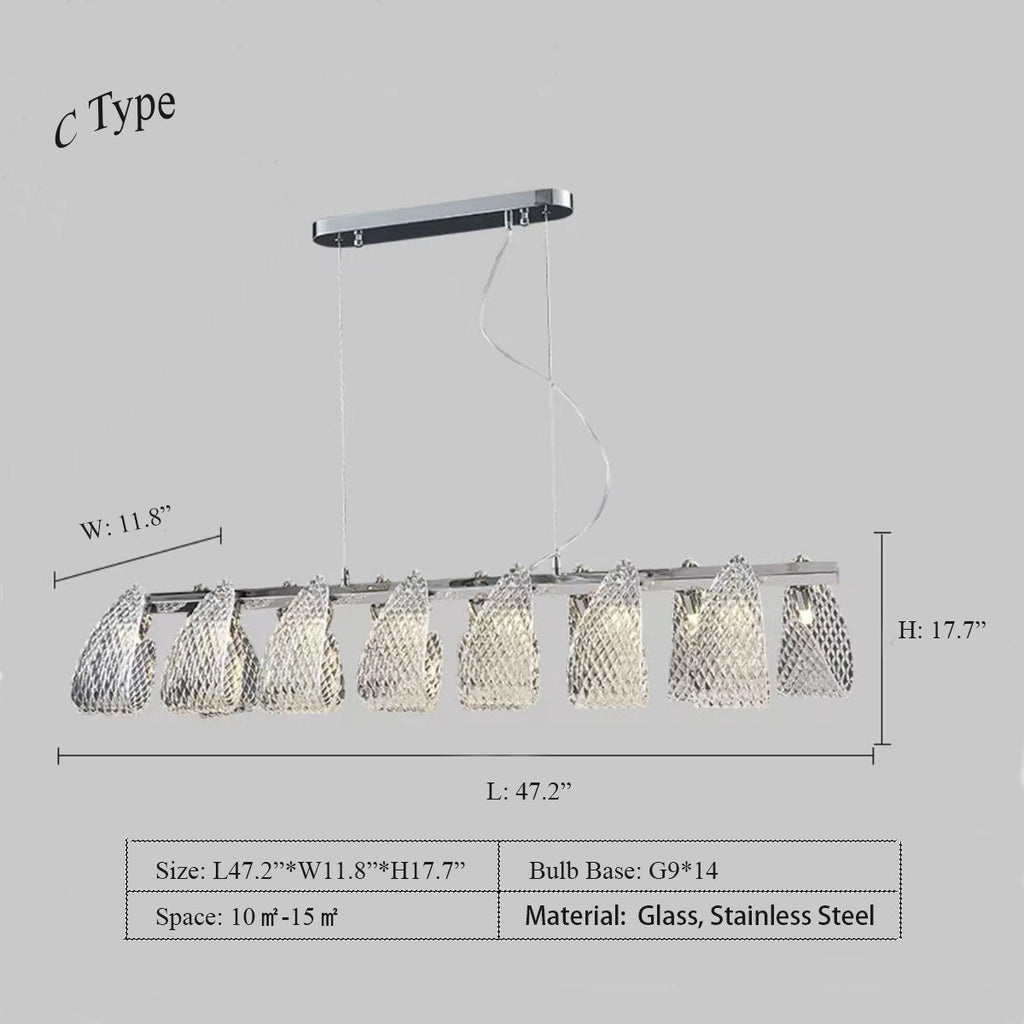 Post-Modern Art Glass Flower Bouquet Pendant Chandelier for Living / dining Room / bedroom
