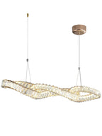 Designer Model Light Luxury Creative Crystal Pendant Chandelier for Dining Room / kitchen Island