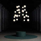 Designer Model Minimalist Multi-Bulb Combination Chandelier for Living / dining Room