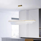 Oversized Nordic 3-Tier Cylinder Pendant Light with Acrylic and Iron Finish for Dining