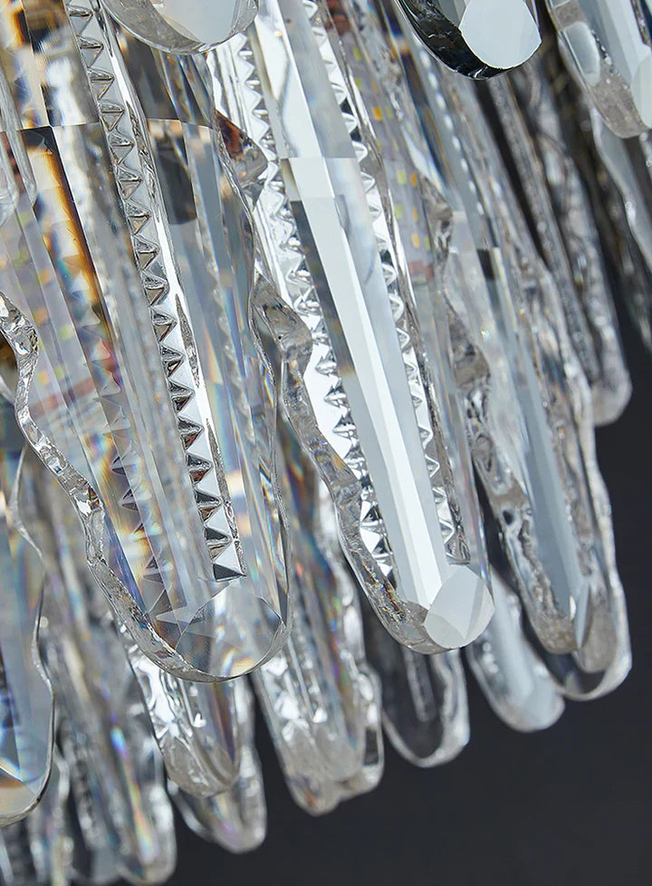 Modern Minimalist Art Designer Light Luxury Round Crystal Chandelier for Dining / Living Room