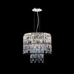 Modern Light Luxury Trendy Layers Crystal Pendant Chandelier for Living Room / bedroom
